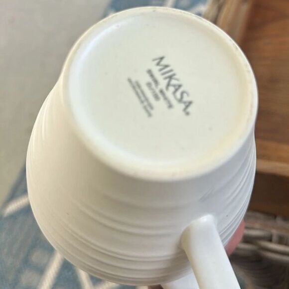 Mikasa Swirl Bone White Mug (2) - Picture 5 of 5